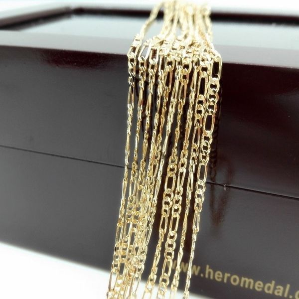beautyfashion 2mm 18k gold and silver plated figaro chain necklace women casual classic jewelry diy chains unisex
beautyfashion 2mm 18k gold and silver plated figaro chain necklace women casual classic jewelry diy chains unisex