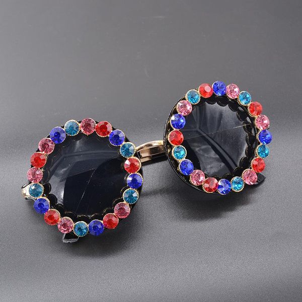 sunglasses diamond luxury women fashion round crystal sun glasses uv400 vintage ladies party oculos gafas de shades 2021, White;black
sunglasses diamond luxury women fashion round crystal sun glasses uv400 vintage ladies party oculos gafas de shades 2021, White;black