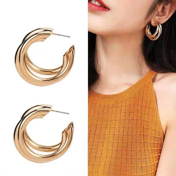 2021 real brincos earings wish the speed to sell through selling irregular semicircle metal stud earrings temperament joker, Silver
2021 real brincos earings wish the speed to sell through selling irregular semicircle metal stud earrings temperament joker, Silver