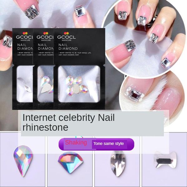 nail art decorations ins latest explosion drill magic luxury square flat shaped jewelry rhinestones, Silver;gold
nail art decorations ins latest explosion drill magic luxury square flat shaped jewelry rhinestones, Silver;gold