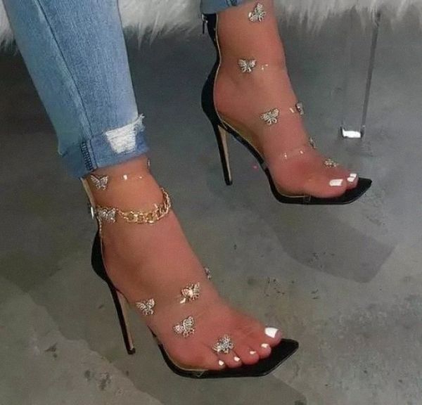 nausk 2021 three color party ladies square toe high heel sandals clear perspex butterfly pattern stiletto heel zapatos mujer #gk9j, Black
nausk 2021 three color party ladies square toe high heel sandals clear perspex butterfly pattern stiletto heel zapatos mujer #gk9j, Black