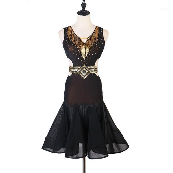 stage wear shiny v-neck latin dance dress women swing tango rumba samba cha dresses black competition clothing1, Black;red
stage wear shiny v-neck latin dance dress women swing tango rumba samba cha dresses black competition clothing1, Black;red