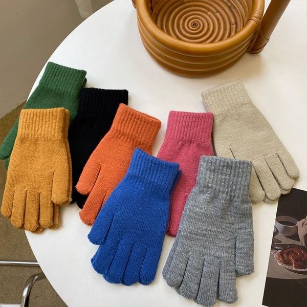 winter knit touch screen gloves simple bright solid color windproof stretchy full finger mittens hand warmers, Blue;gray
winter knit touch screen gloves simple bright solid color windproof stretchy full finger mittens hand warmers, Blue;gray