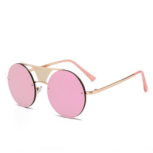 round women's 2019 sun personalized new metal frame colorful sunglasses trendy glasses 3497, White;black
round women's 2019 sun personalized new metal frame colorful sunglasses trendy glasses 3497, White;black