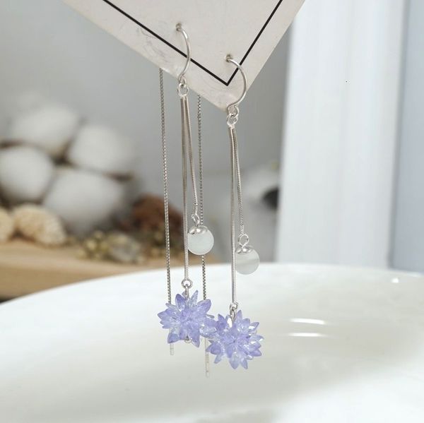 s925 sterling silver long purple ice cat's eye temperament tassel hook ear line anti loss earrings 307ex
s925 sterling silver long purple ice cat's eye temperament tassel hook ear line anti loss earrings 307ex