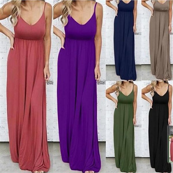 female casual loose spaghetti strap ladies party long maxi dresses off shoulder summer women dress new1, Black;gray
female casual loose spaghetti strap ladies party long maxi dresses off shoulder summer women dress new1, Black;gray