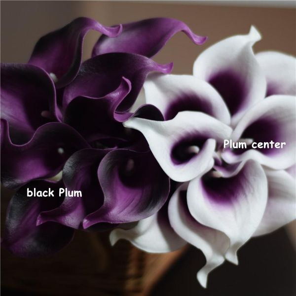 decorative flowers & wreaths 20pcs artificial pu calla lily dk plum flores bouquets wedding decoration fake home plants 
decorative flowers & wreaths 20pcs artificial pu calla lily dk plum flores bouquets wedding decoration fake home plants