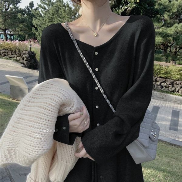 2021 long new fall round turtleneck with sash dressed in sweater buttons up to midi thin harajuku elegant tea dresses 7y85, Black;gray
2021 long new fall round turtleneck with sash dressed in sweater buttons up to midi thin harajuku elegant tea dresses 7y85, Black;gray