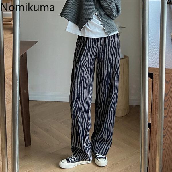 women's pants & capris nomikuma vintage zebra stripe women korean stretch high waist long trousers causal spring wide leg 2021 6e134, Black;white
women's pants & capris nomikuma vintage zebra stripe women korean stretch high waist long trousers causal spring wide leg 2021 6e134, Black;white