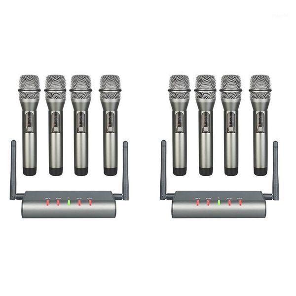 4-channel wireless microphone system quad uhf wireless mic 4 handheld mics long distance fixed frequency1
4-channel wireless microphone system quad uhf wireless mic 4 handheld mics long distance fixed frequency1