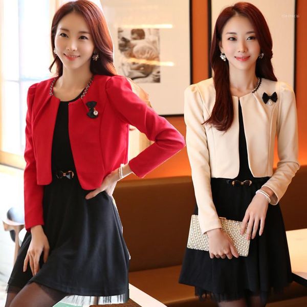 f~3xl plus size women ladies fashion bow brooch open front bolero puff long-sleeve blazer suit short shrug jacket cape1, White;black
f~3xl plus size women ladies fashion bow brooch open front bolero puff long-sleeve blazer suit short shrug jacket cape1, White;black