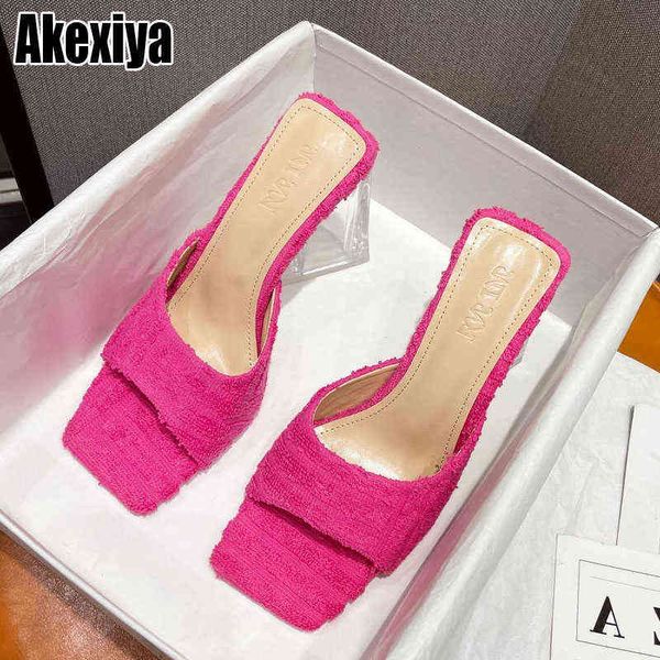 slippers fashion ladies woman summer shoes square toe block heel sandals bc3783 220304, Black
slippers fashion ladies woman summer shoes square toe block heel sandals bc3783 220304, Black