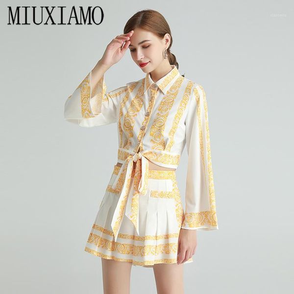 miuximao 2021 office lady spring twinset elegant long sleeve luxury flower print suits women vestido with bow1, White
miuximao 2021 office lady spring twinset elegant long sleeve luxury flower print suits women vestido with bow1, White