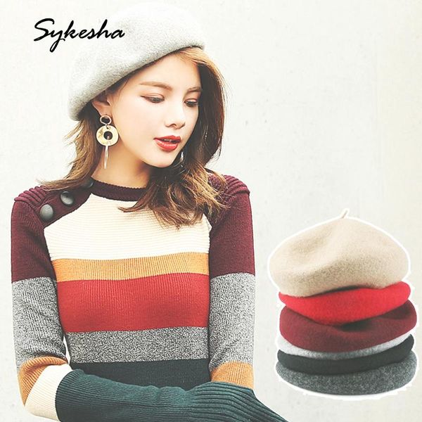 berets female autumn winter korean fake wool fabric beret japanese pumpkin octagonal cap british recreational formal hat, Blue;gray
berets female autumn winter korean fake wool fabric beret japanese pumpkin octagonal cap british recreational formal hat, Blue;gray