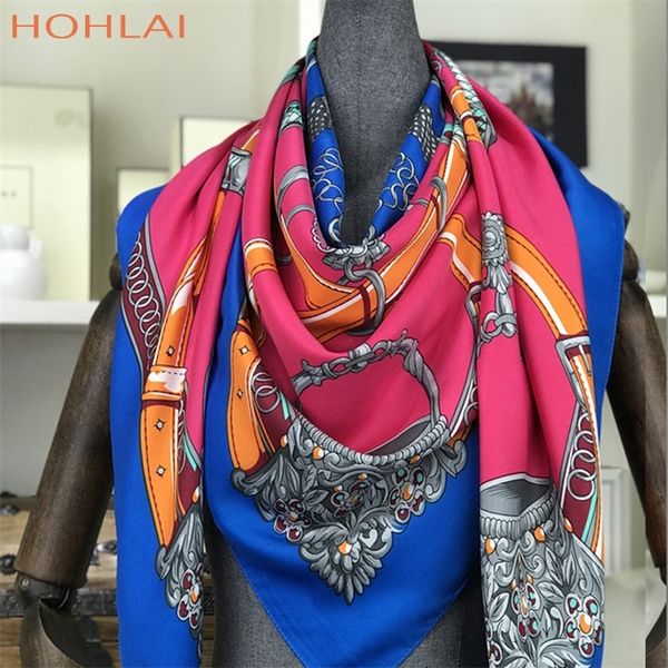 100% silk scarf women bandana hijab spring autumn female square silk scarves for women printed shawls beach cover-ups 130*130cm 201224, Blue;gray
100% silk scarf women bandana hijab spring autumn female square silk scarves for women printed shawls beach cover-ups 130*130cm 201224, Blue;gray