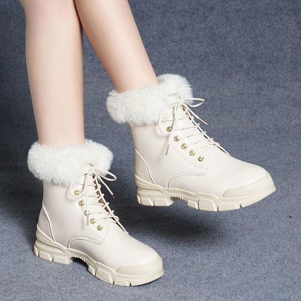 boots winter 2021 women fashion lace-up warm cotton student waterproof non-slip plush short snow, Black
boots winter 2021 women fashion lace-up warm cotton student waterproof non-slip plush short snow, Black