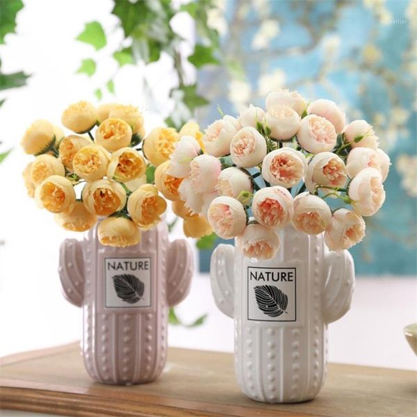 decorative flowers & wreaths 27 heads artificial silk rose flower bouquet for home wedding el table arrangement decoration fake flowers1
decorative flowers & wreaths 27 heads artificial silk rose flower bouquet for home wedding el table arrangement decoration fake flowers1