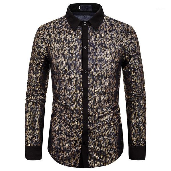 shiny gold bronzing glitter long sleeve dress shirt men 2020 new fashion nightclub party stage disco shirt for men chemise homme1, White;black
shiny gold bronzing glitter long sleeve dress shirt men 2020 new fashion nightclub party stage disco shirt for men chemise homme1, White;black