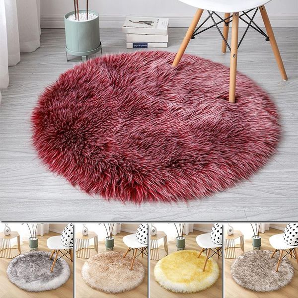 round soft faux fur area rugs for bedroom living room floor shaggy fluffy plush carpet faux fur rug bedside rugs modern mats
round soft faux fur area rugs for bedroom living room floor shaggy fluffy plush carpet faux fur rug bedside rugs modern mats