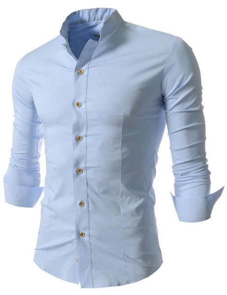 men's casual shirts solid stylish plain men shirt slim fit dress long sleeve cotton turn-down collar spring camisa masculina, White;black
men's casual shirts solid stylish plain men shirt slim fit dress long sleeve cotton turn-down collar spring camisa masculina, White;black