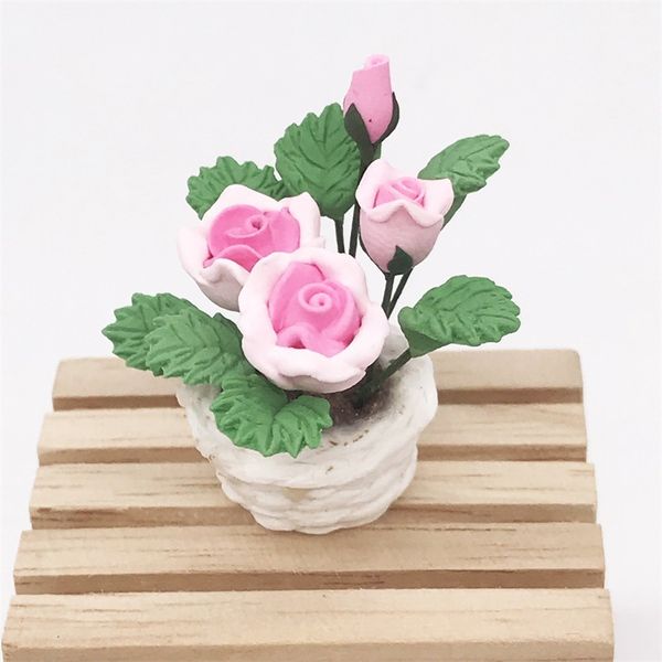 1: 12 mini doll house dollhouse pocket furniture ornament simulation plant flowers and plants potted resin rose crsm
1: 12 mini doll house dollhouse pocket furniture ornament simulation plant flowers and plants potted resin rose crsm