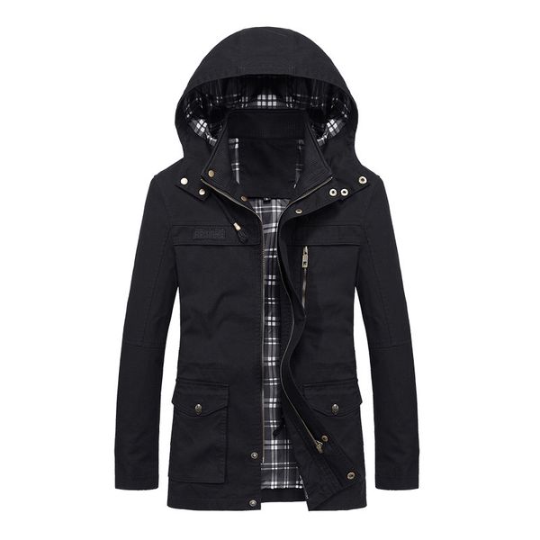 straight 2019 spring and autumn new cotton slim windbreaker medium length casual jacket men's coat, Tan;black
straight 2019 spring and autumn new cotton slim windbreaker medium length casual jacket men's coat, Tan;black
