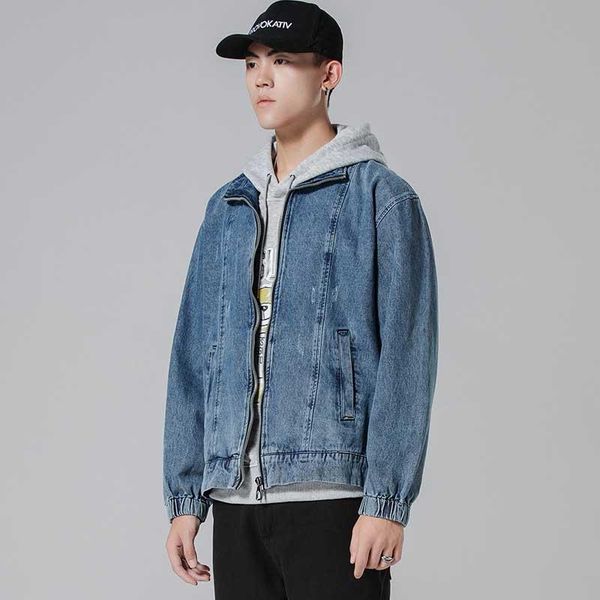 men's jackets fashion denim jacket men casual autumn and coat loose baggy blue retro zip closure man clothing, Black;brown
men's jackets fashion denim jacket men casual autumn and coat loose baggy blue retro zip closure man clothing, Black;brown