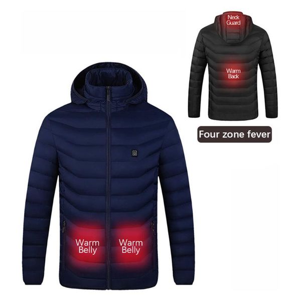 heated clothing for women men usb electric heating vest winter hooded outdoor activities thermal jackets hiking long sleeve coat, Gray;blue
heated clothing for women men usb electric heating vest winter hooded outdoor activities thermal jackets hiking long sleeve coat, Gray;blue