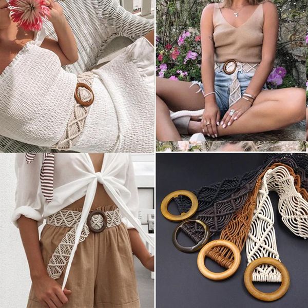 wax rope knitted belt round wooden buckle boho ladies belt simple harajuku solid color knitted belts for women dress jeans, Black;brown
wax rope knitted belt round wooden buckle boho ladies belt simple harajuku solid color knitted belts for women dress jeans, Black;brown