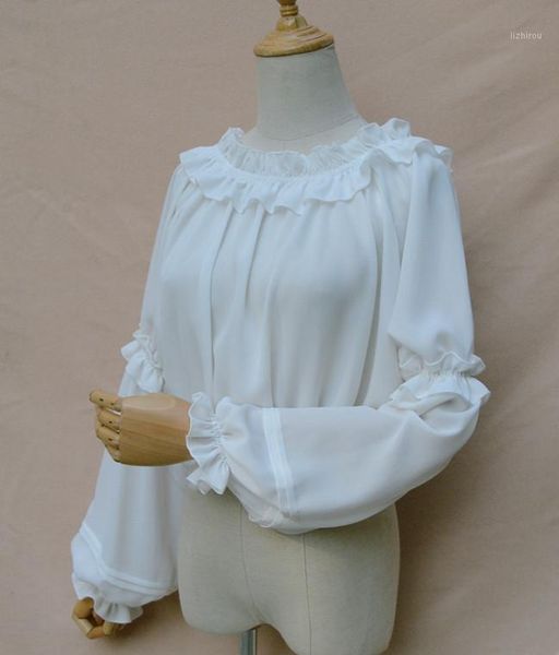2020 long lantern sleeve chiffon plus size crop chiffon blouse for women1, White
2020 long lantern sleeve chiffon plus size crop chiffon blouse for women1, White