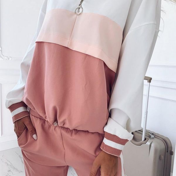2020 women autumn suit set tracksuit sets hoodies patchwork sportswear sets female 2pc long sleeve sweatshirt pant spring1, Gray
2020 women autumn suit set tracksuit sets hoodies patchwork sportswear sets female 2pc long sleeve sweatshirt pant spring1, Gray