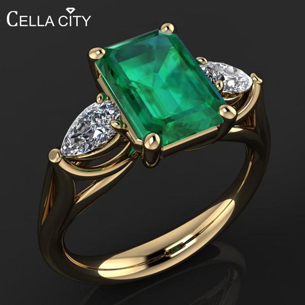 cluster rings cellacity gold color ring for women silver 925 jewelry with rectangle emerald gemstones geometry design female anniversary gif, Golden;silver
cluster rings cellacity gold color ring for women silver 925 jewelry with rectangle emerald gemstones geometry design female anniversary gif, Golden;silver