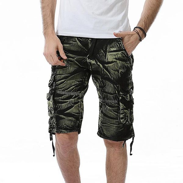 men's shorts cargo men camouflage summer cotton casual short trousers comfortable camo loose male multi-pocket, White;black
men's shorts cargo men camouflage summer cotton casual short trousers comfortable camo loose male multi-pocket, White;black