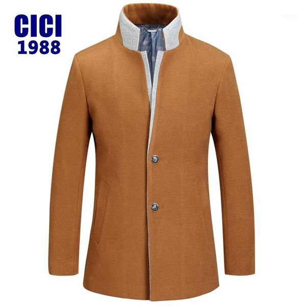 2020 winter men's mix thin stylish winter coat single breasted trench coat jacket loose-fitting slim fit trench yy 1601, Tan;black
2020 winter men's mix thin stylish winter coat single breasted trench coat jacket loose-fitting slim fit trench yy 1601, Tan;black