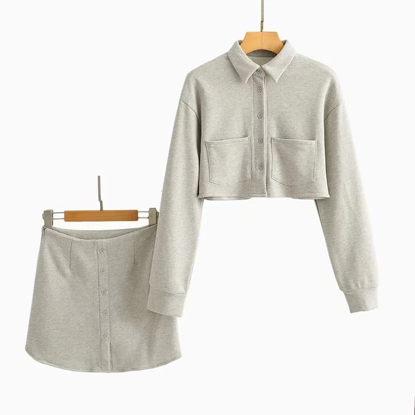 2021 new fund single-breasted lapel fleece + package hip skirt of tall waist a word fashion leisure suit, female, am9b, Black;brown
