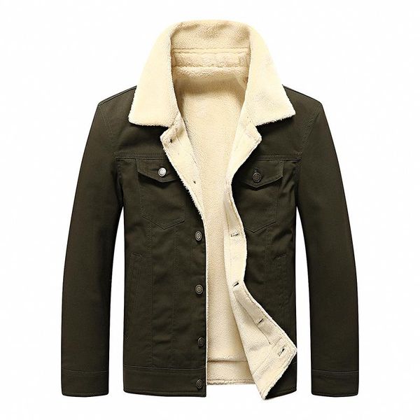 men's jackets 2021 winter jacket plus velvet lapel cotton-padded coat keep warm thickening parka men size m-5xl, Black;brown
men's jackets 2021 winter jacket plus velvet lapel cotton-padded coat keep warm thickening parka men size m-5xl, Black;brown