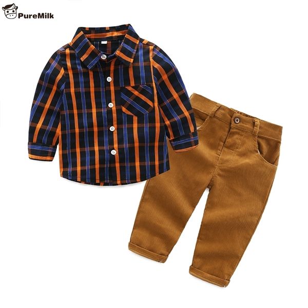 puremilk baby set casual clothing set with pants 2pcs set plaid shirts for baby newborn clothes y200803, White
puremilk baby set casual clothing set with pants 2pcs set plaid shirts for baby newborn clothes y200803, White