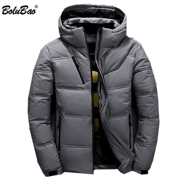 bolubao winter new men down jacket men's brand hooded solid color wild down coats casual warm white duck down jacket male 201126, Black
bolubao winter new men down jacket men's brand hooded solid color wild down coats casual warm white duck down jacket male 201126, Black