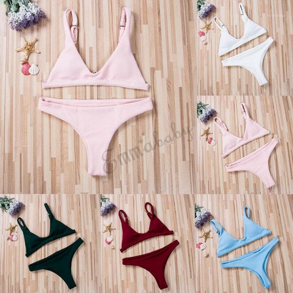 new 2019 summer women solid bikini set padded push up bathing suit swimming suit swimwear swimsuit1, White;black
new 2019 summer women solid bikini set padded push up bathing suit swimming suit swimwear swimsuit1, White;black