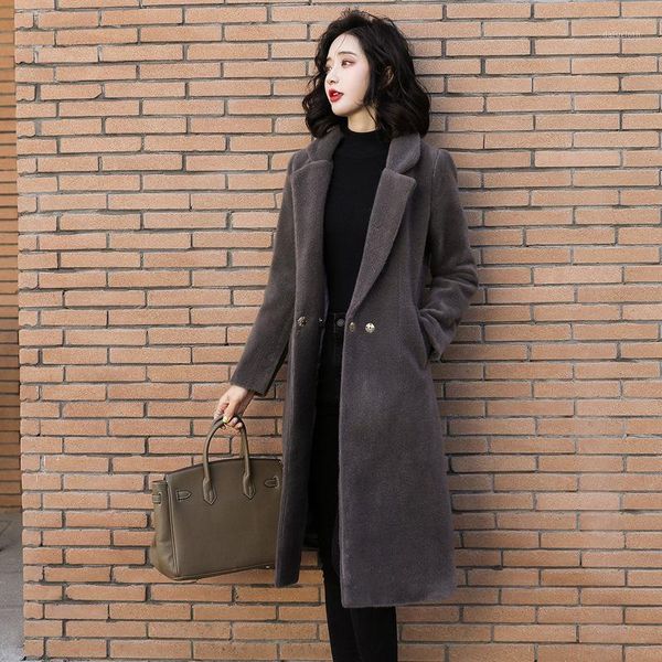 woolen coat female slim korean version 19 new autumn and winter fashion temperament over the knee wool long section1, Black
woolen coat female slim korean version 19 new autumn and winter fashion temperament over the knee wool long section1, Black