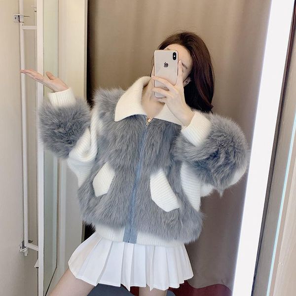 women's fur & faux furry coat fashion jacket women 2021 splicing winter mink long sleeve luxury, Black
women's fur & faux furry coat fashion jacket women 2021 splicing winter mink long sleeve luxury, Black