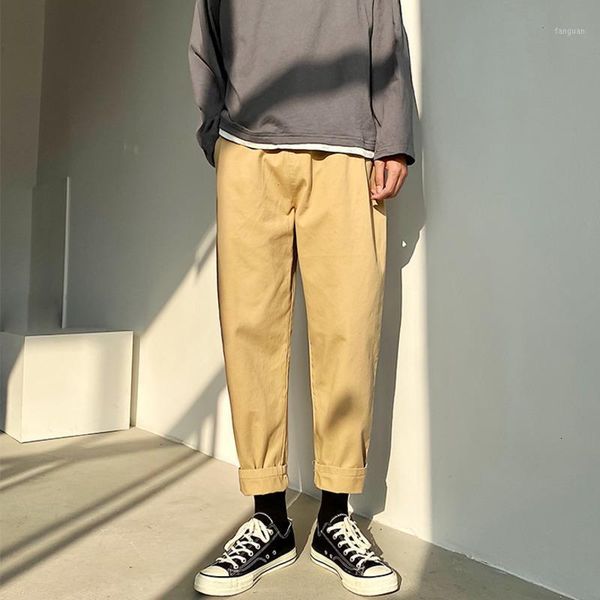 pr korean men's harem pants solid color streetwear man casual straight pants 2021 harajuku men loose trousers1, Black 
pr korean men's harem pants solid color streetwear man casual straight pants 2021 harajuku men loose trousers1, Black