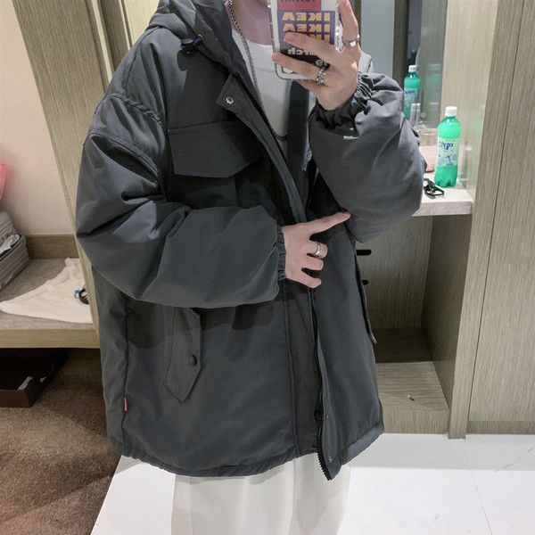 man winter new hooded parkas casual oversize coats woman korean streetwear thicken warm male coat clothing kg-316, Black
man winter new hooded parkas casual oversize coats woman korean streetwear thicken warm male coat clothing kg-316, Black