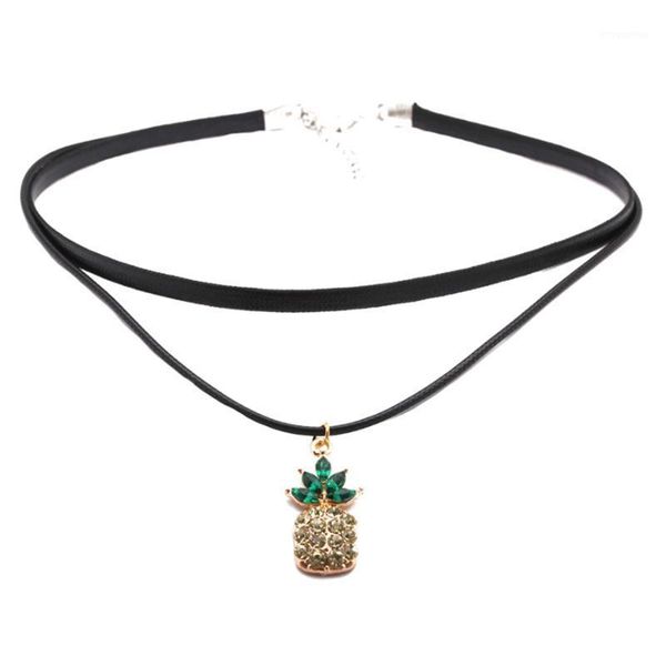 cute pineapple shape choker necklaces for women full crystal fruit jewelry necklace chokers colar double chain collares collier1, Golden;silver
cute pineapple shape choker necklaces for women full crystal fruit jewelry necklace chokers colar double chain collares collier1, Golden;silver