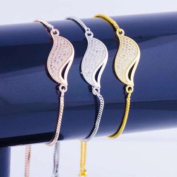 charm bracelets supplies for jewelry shining zircon leaf charms bracelet women diy copper micro pave square chain bracelete feminino bijoux, Golden;silver
charm bracelets supplies for jewelry shining zircon leaf charms bracelet women diy copper micro pave square chain bracelete feminino bijoux, Golden;silver