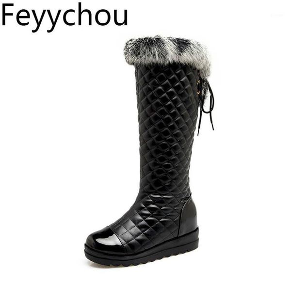 boots women's autumn winter med heeled fur plush knee-high round toe flat height increasing snow pu 2021 fashion1, Black
boots women's autumn winter med heeled fur plush knee-high round toe flat height increasing snow pu 2021 fashion1, Black