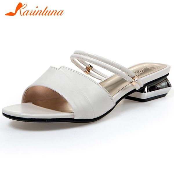 dress shoes karin consise female brand fashion casual sandals summer slip on med heels open toe women solid, Black
dress shoes karin consise female brand fashion casual sandals summer slip on med heels open toe women solid, Black