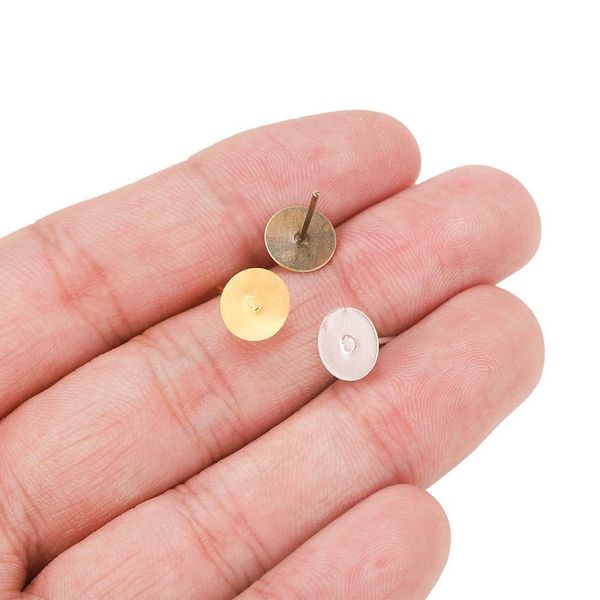 100pcs lot 4 5 6 8 10 12mm earring base fit cabochon cameo settings ear earring findings supplies for diy jewelry making h bbyfba, White
100pcs lot 4 5 6 8 10 12mm earring base fit cabochon cameo settings ear earring findings supplies for diy jewelry making h bbyfba, White