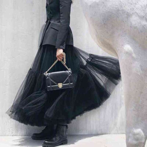 casual dresses skirts womens runway luxury black fashion elastic waist ball gown mesh long voile maxi jupe longue 2dds, Black;gray
casual dresses skirts womens runway luxury black fashion elastic waist ball gown mesh long voile maxi jupe longue 2dds, Black;gray