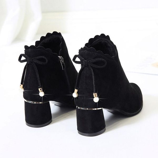 boots cresfimix women classic black suede square heel lady casual stylish comfort pearl autumn bottes femmes a6495
boots cresfimix women classic black suede square heel lady casual stylish comfort pearl autumn bottes femmes a6495